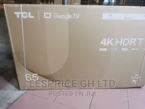 TCL 65” Android HDRTV Powerful Bluetooth TV