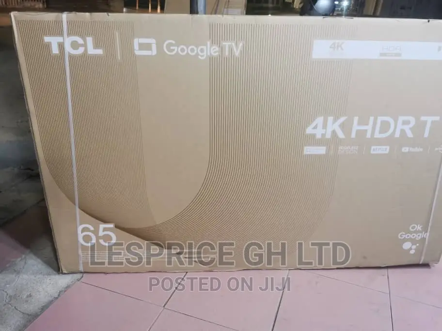 TCL 65” Android HDRTV Powerful Bluetooth TV