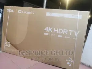 TCL 65” Android HDRTV ~Bluetooth Tv