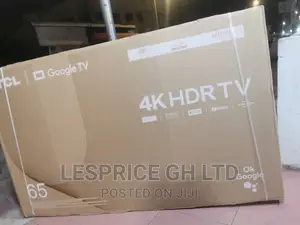 Original//TCL 65” Android HDRTV/New Tv