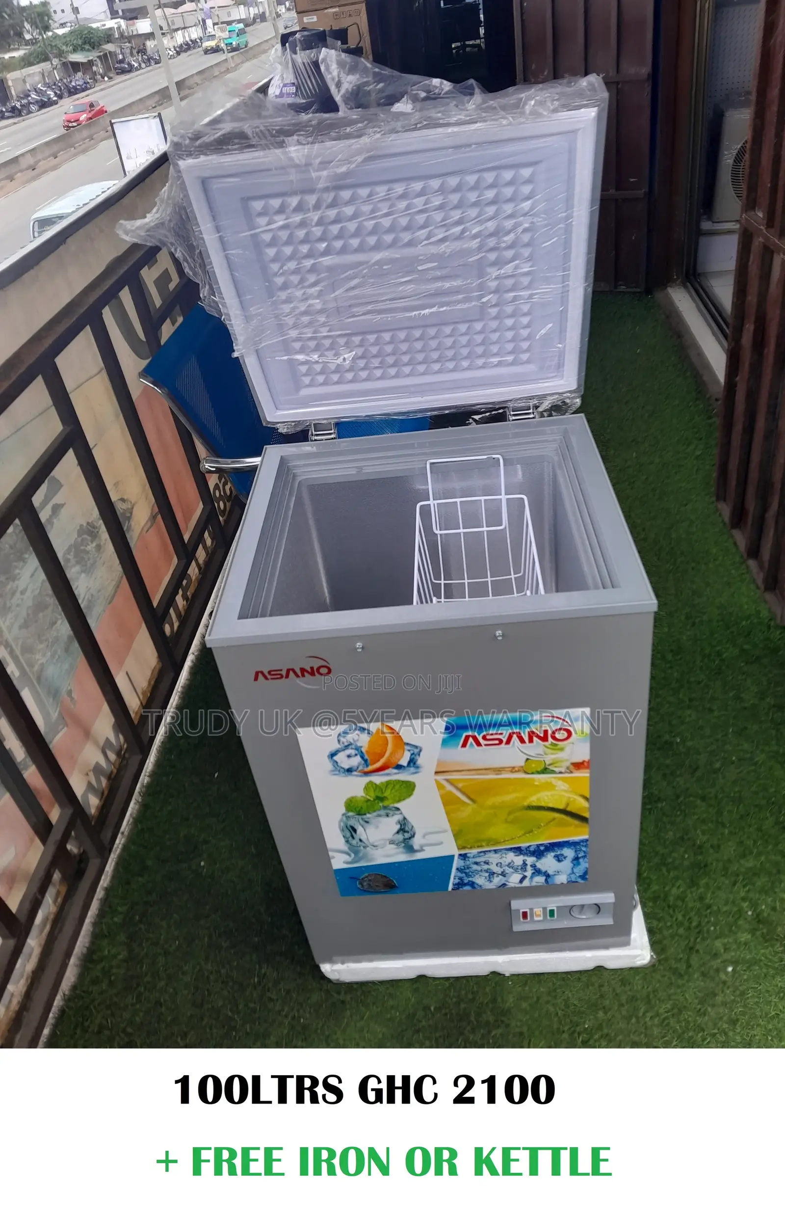 Asano Chest Freezer 110ltrs Single Door Freezer