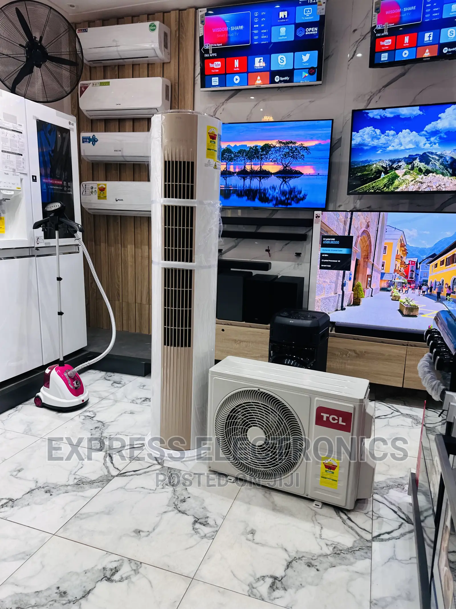 TCL 2.5hp Split Standing Floor Eco Friendly Airflow Swings