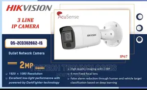 HIKVISION 2MP Acusense IP Camera Project Camera
