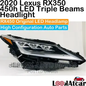 Lexus RX300, RX350, RX 450 Triple Beam Headlight 2020-2022