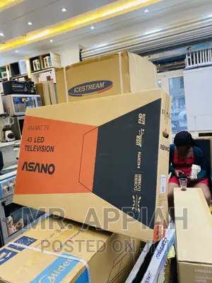 Energy Saving Asano 43” Smart Digital Satelite LED Tv.
