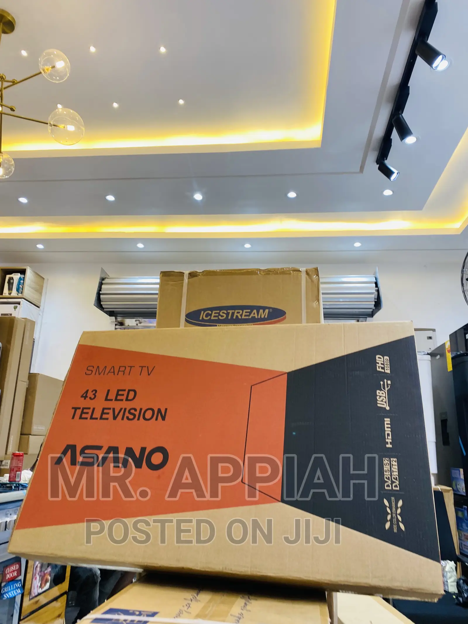 Low Energy Consumption Asano 43” Smart Digital Satelite Tv