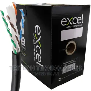 Excel CAT6 UTP Outdoor-External Grade PE Cable 305M Black