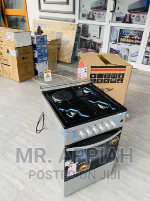 Fast Cooking Volcano Oven and Grill 3 + 1 Burner(Gray).