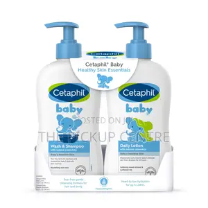 Cetaphil Healthy Skin Essentials Wash Shampoo and Lotion