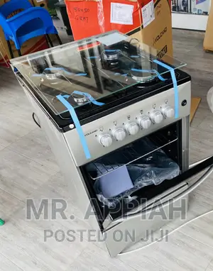 (50x50)Extremely Quality Volcano 4 Burner With Oven,Gray.
