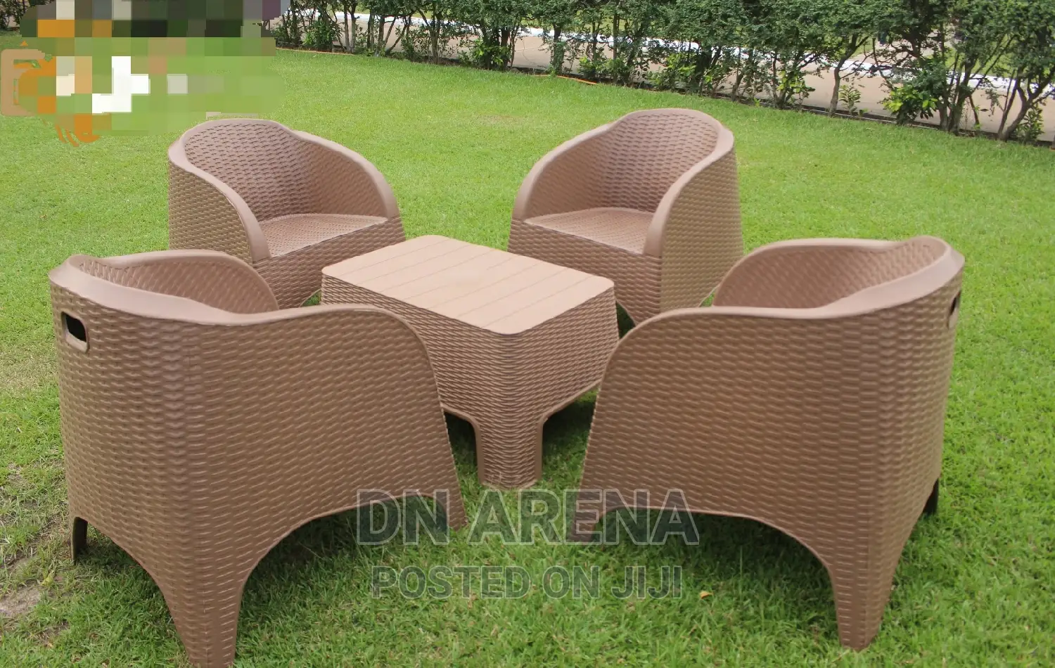 Keter Outdoor Table and 4 Chairs Set