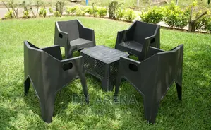 Keter Outdoor Table and 4 Chairs Set