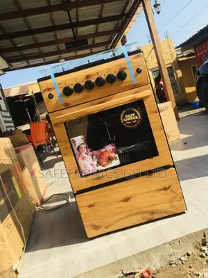 Durable Light Gas  Wooden 4 Burner Oven With Grill