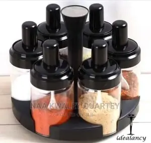 6pcs Rotating Spice Rack