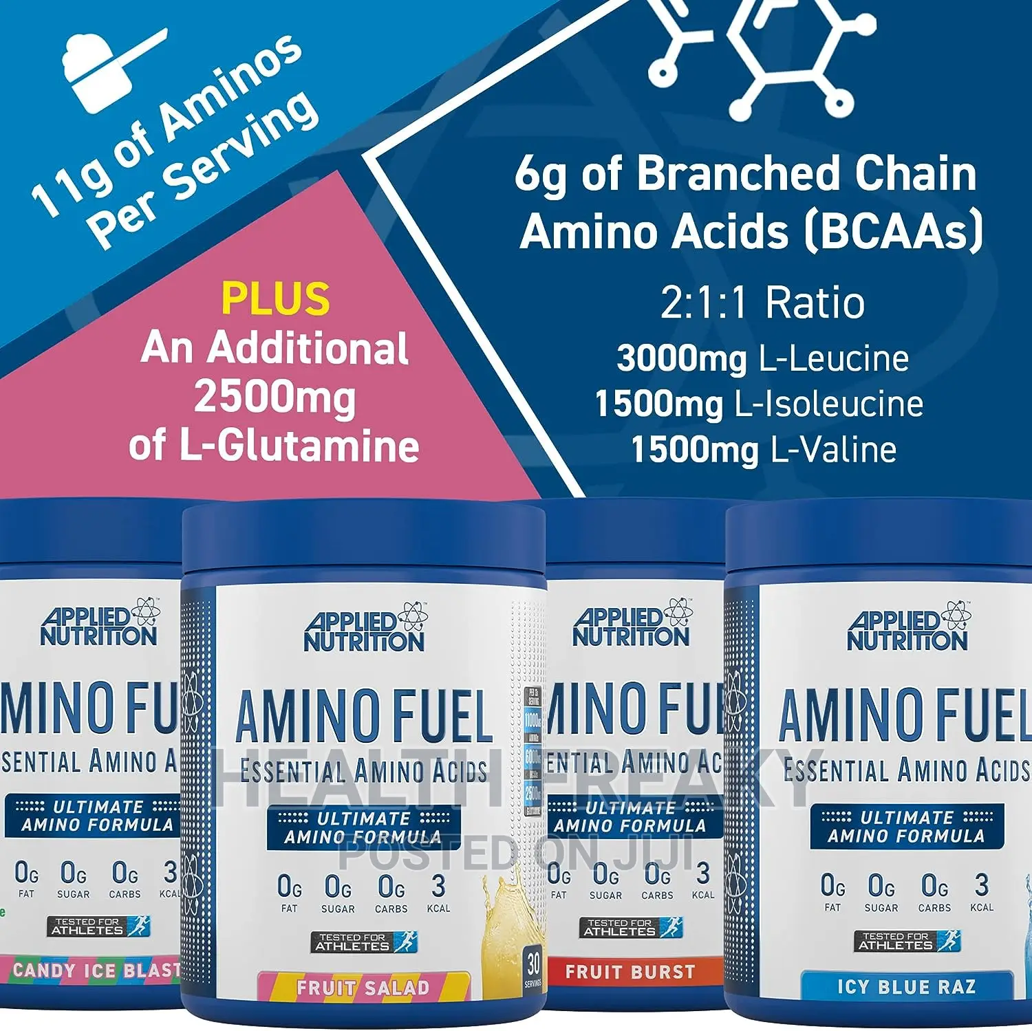 Amino Fuel Bcaas Muscle Fuel Glutamine and Muscle Growth