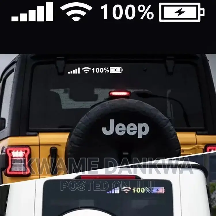 Reflective and Decorative WIFI and Full Battery Decals