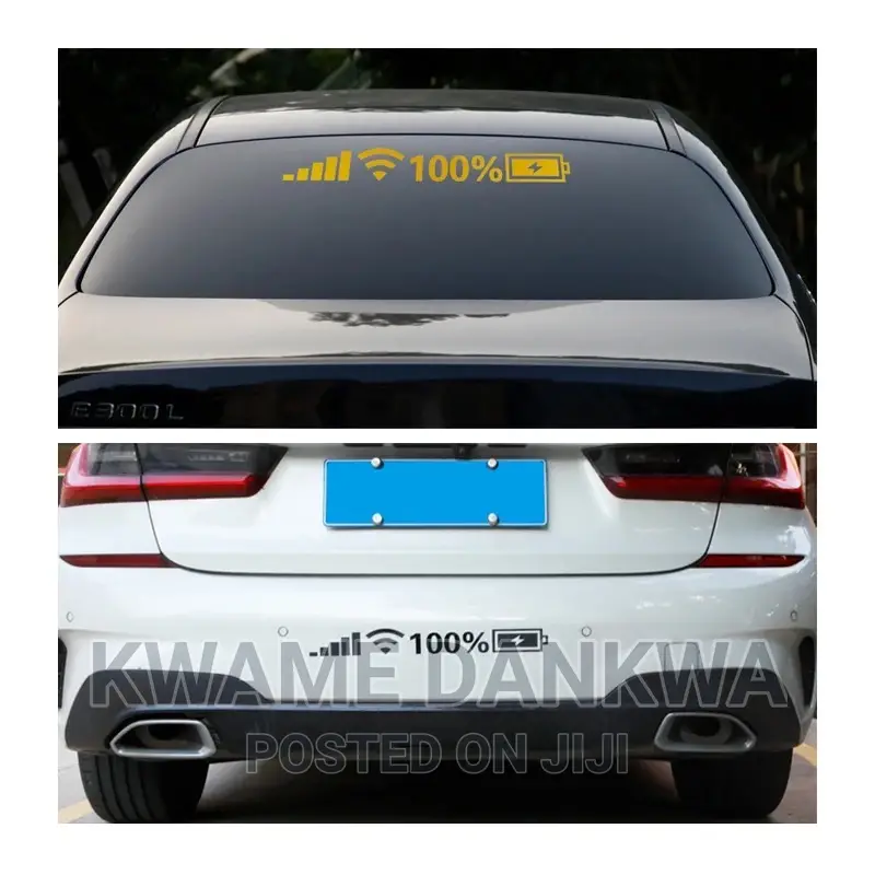 Reflective and Decorative WIFI and Full Battery Decals