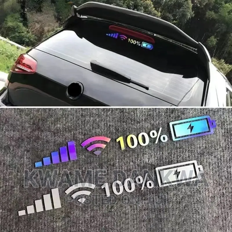 Reflective and Decorative WIFI and Full Battery Decals