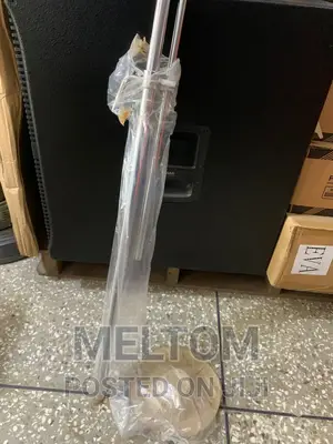 Maxx-on Silver Roundbase Microphone Stand