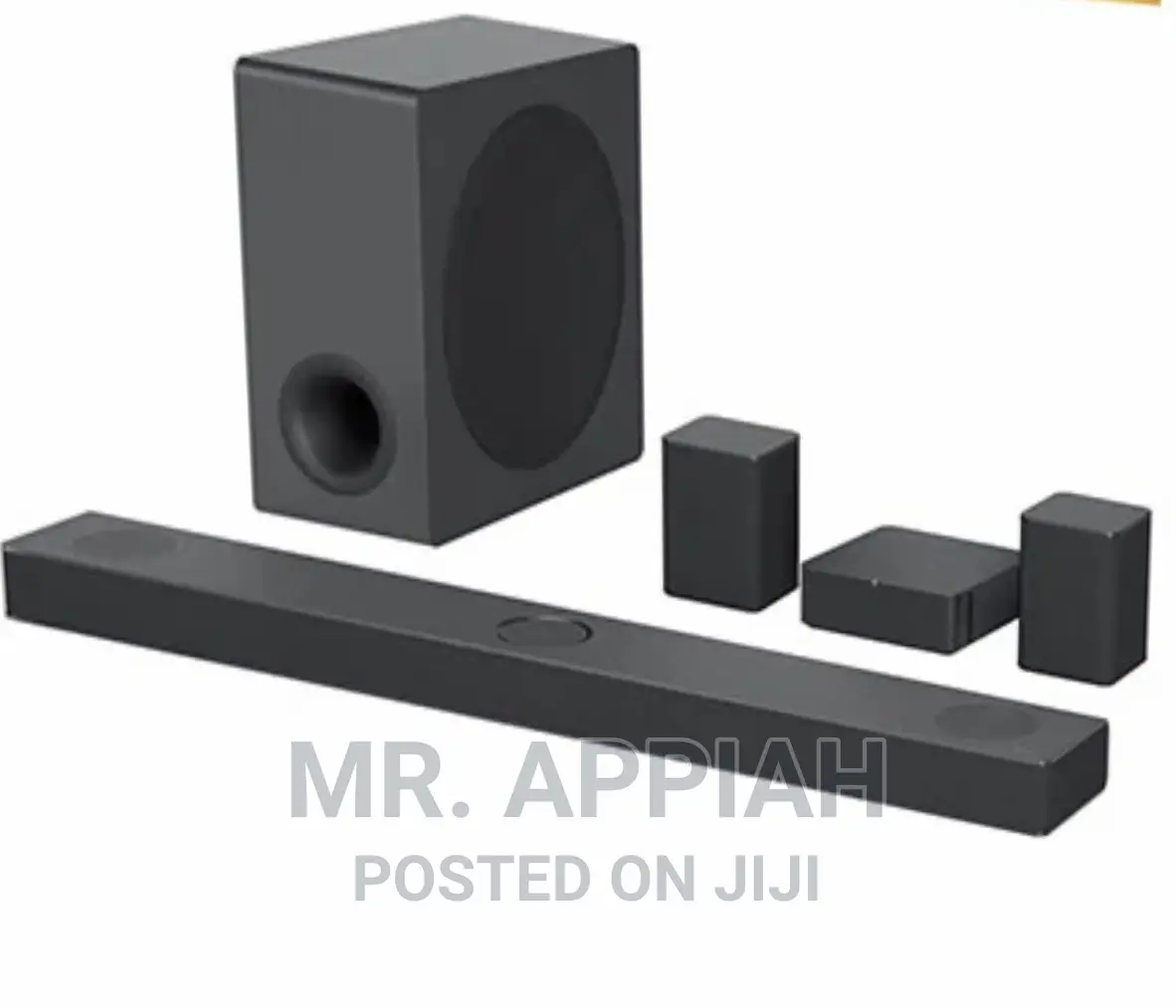 Sleek Design LG S80QR Sound Bar System(Black) 