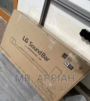 Slim Black LG Sound Bar System(5.1.3ch)