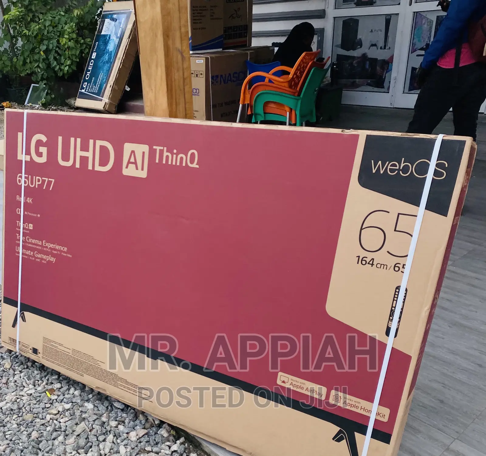 Fabulous LG 65 Inch Uhd Smart LED Tv 65UP7760(Black).