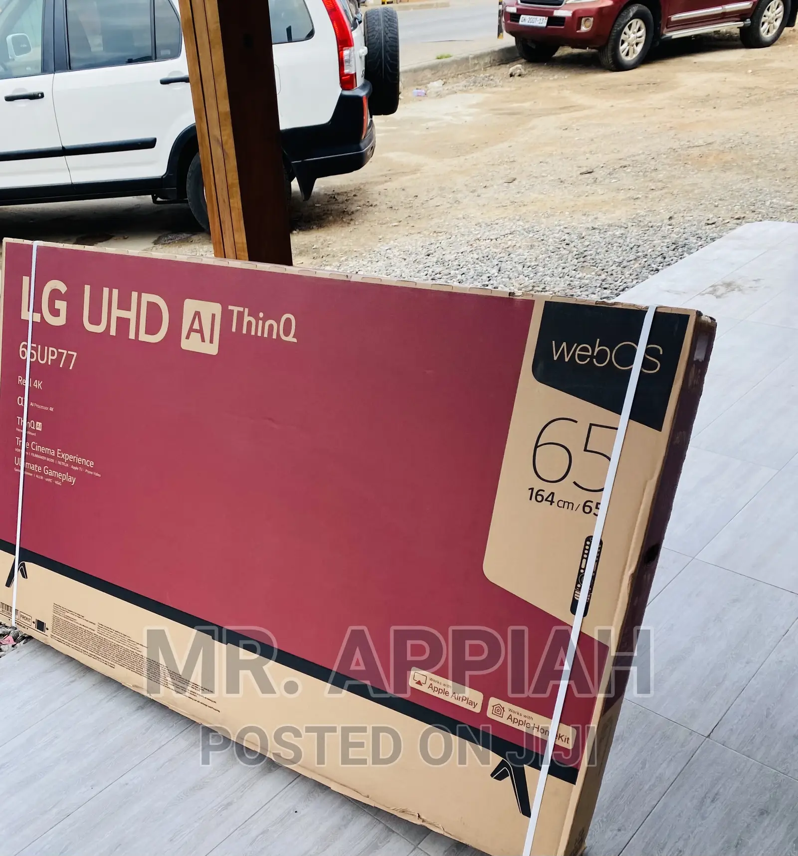 Fabulous LG 65 Inch Uhd Smart LED Tv 65UP7760(Black).
