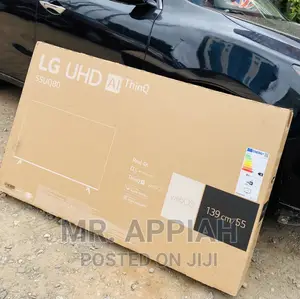 Slim Black LG 55UQ81003 55” UHD Smart LED Tv