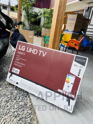 Slim Black LG 43UP7700 43 Inch Uhd Smart Tv 