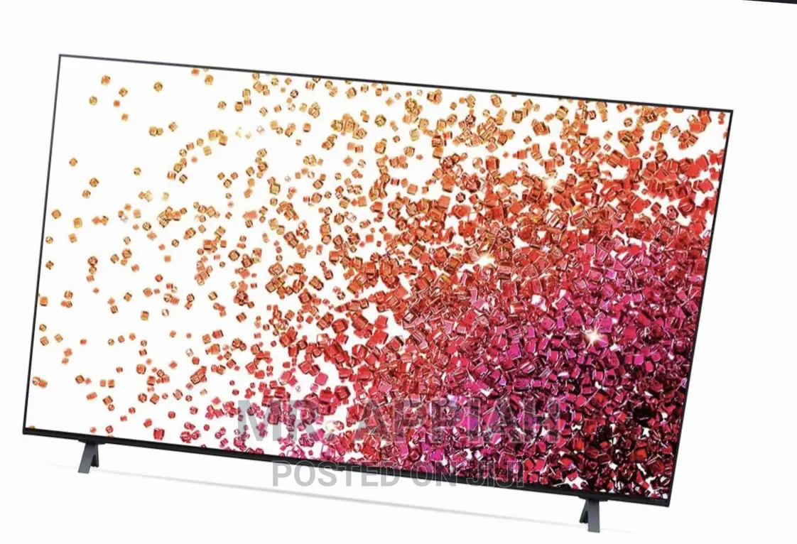 Slim Black LG 55” Smart Nanocell Tv(Black) 