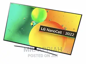 Fabulous LG 65NANO763 65 Inch Smarr Nanocell Tv.