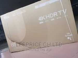 TCL 65” Android Smart Ok Google