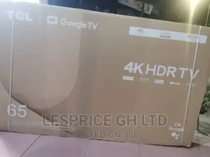 Frameless ~TCL 65” Android HDRTV