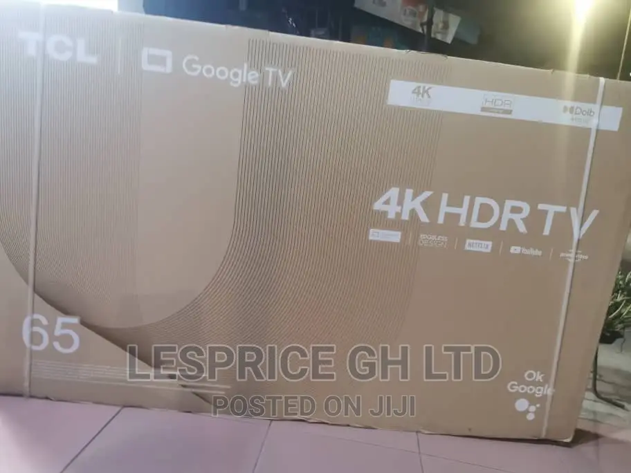 Frameless ~TCL 65” Android HDRTV