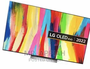 Slim Black LG 75 Inch Smart OLED Tv(OLED77C26)Black.