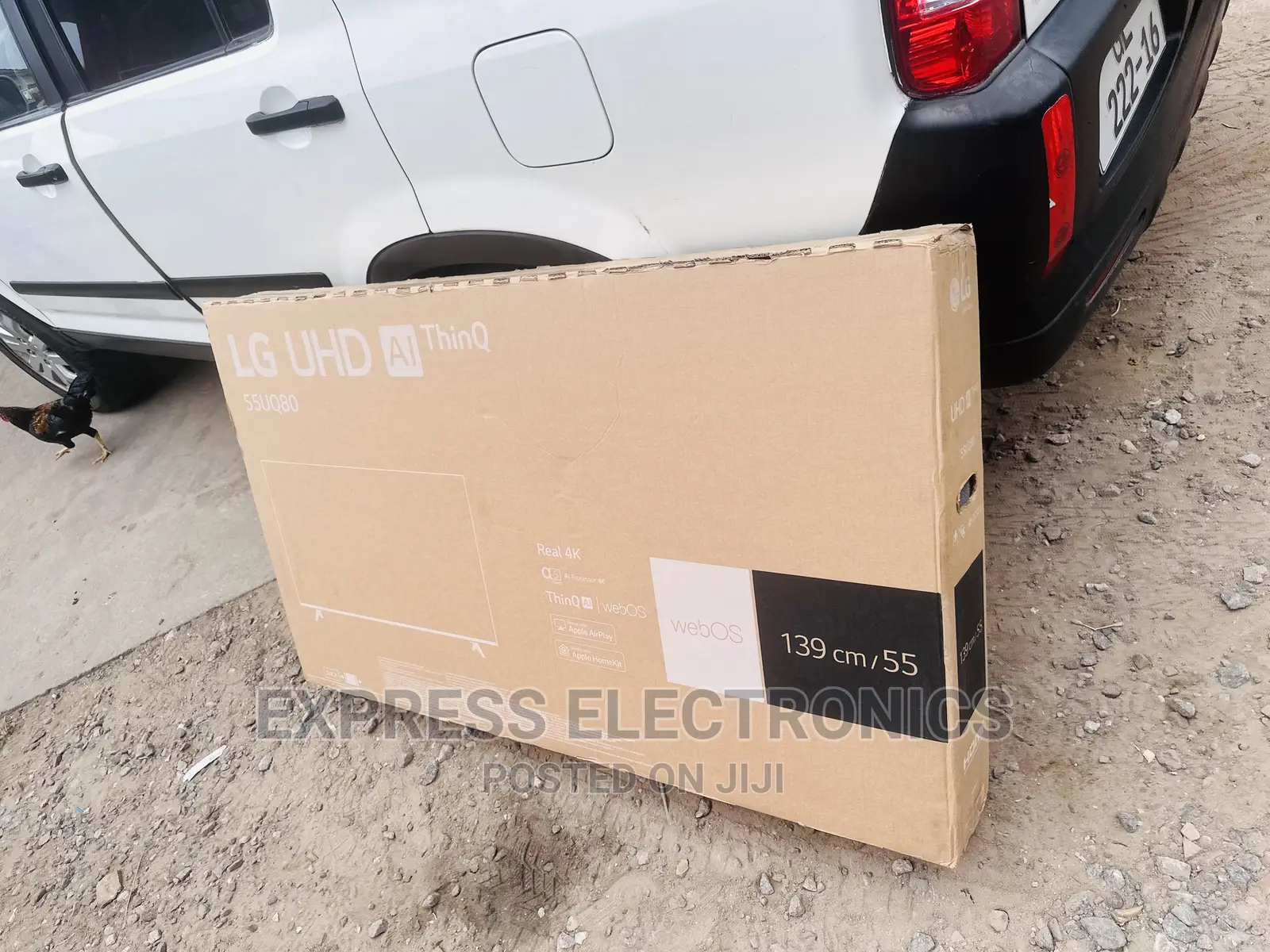 55”UQ80 Series UHD Smart Glossy Screen High Resolution
