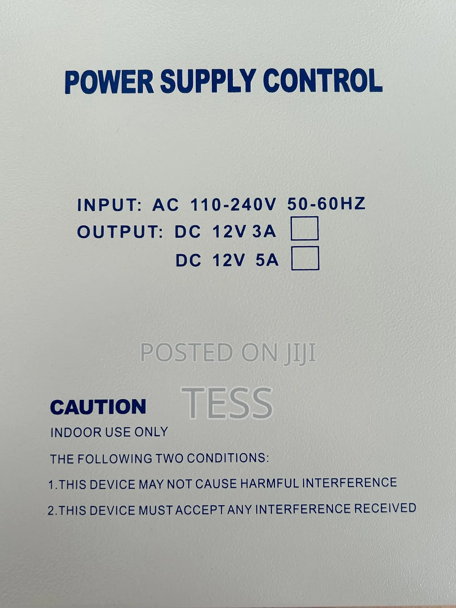 Access Control Power Supply With Backup Battery