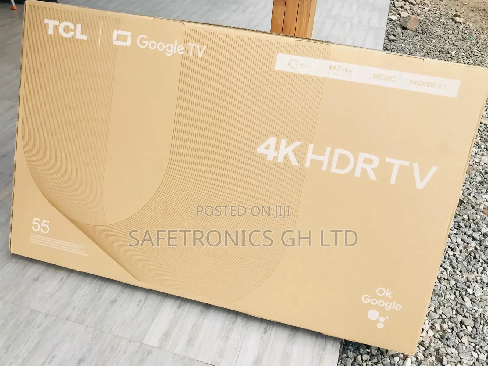 TCL Real Smart 55 Inches Glossy HDR P635 Durable Tv