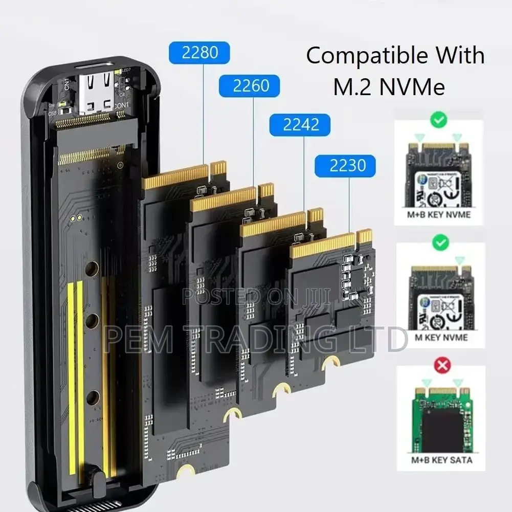 External SSD Case Enclosure