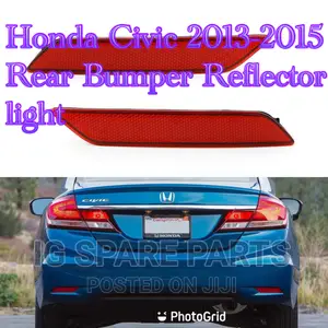 Honda Civic 2013-2015 Rear Bumper Reflector Light Pair