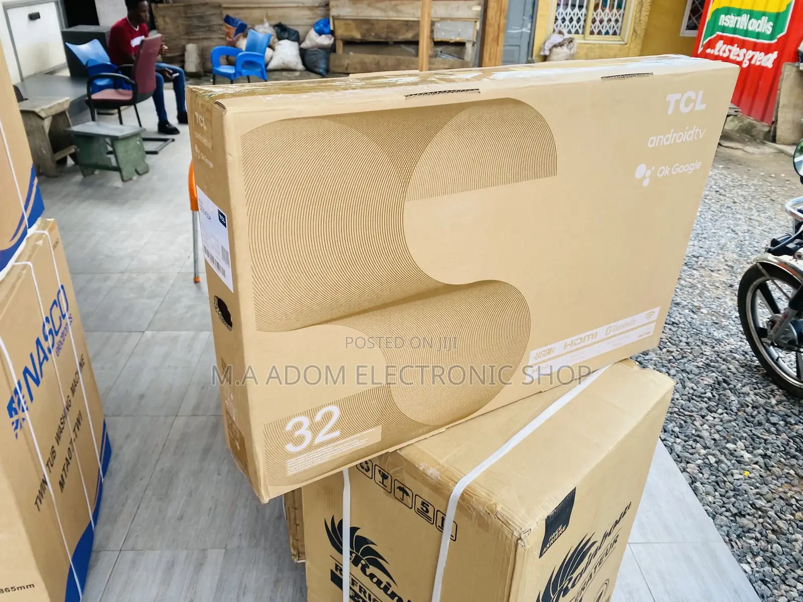 High Quality TCL 32 Inch HDR Google Tv(32S5400 A)Black