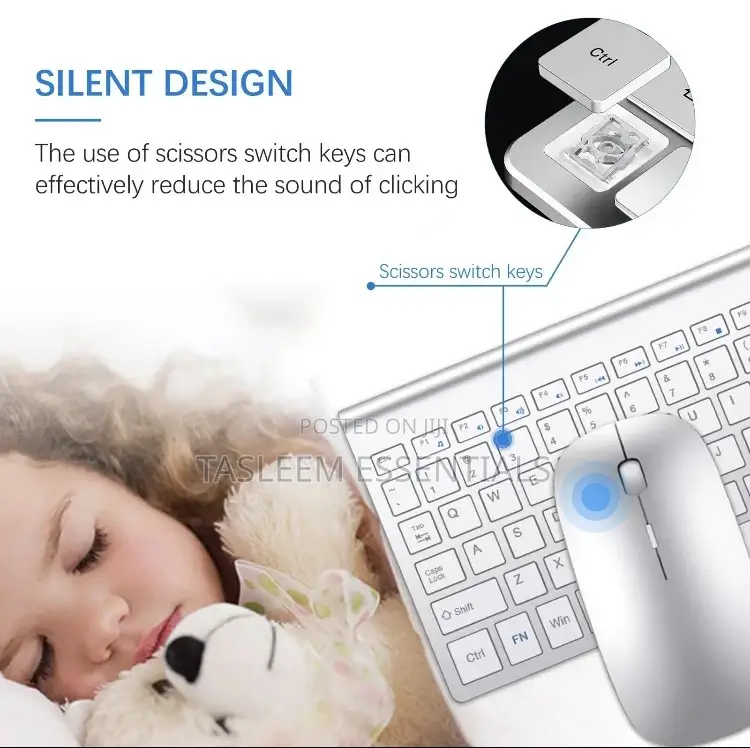 Portable Keyboard and Mouse (Wireless)