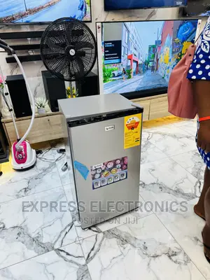 Pearl Fast Cooling Grey Table Top Fridge 80L Single Door