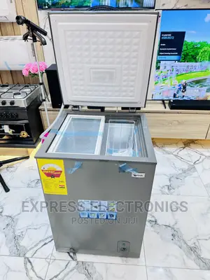 Brand New Pearl 100L Chest Freezer Single Door Grey