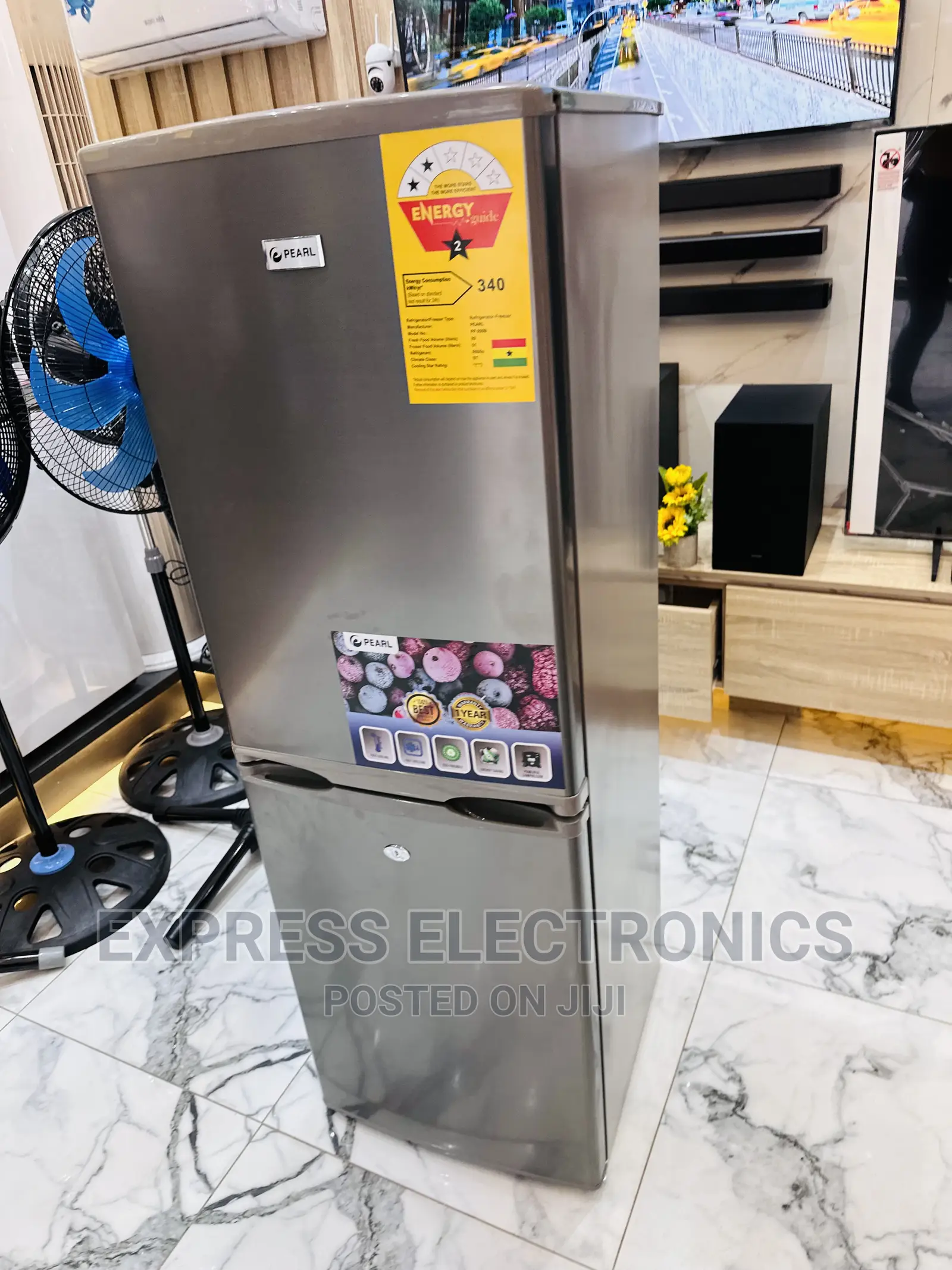 Super Cooling Sleek Pearl PF-200B (140 Liter)Bottom Freezer