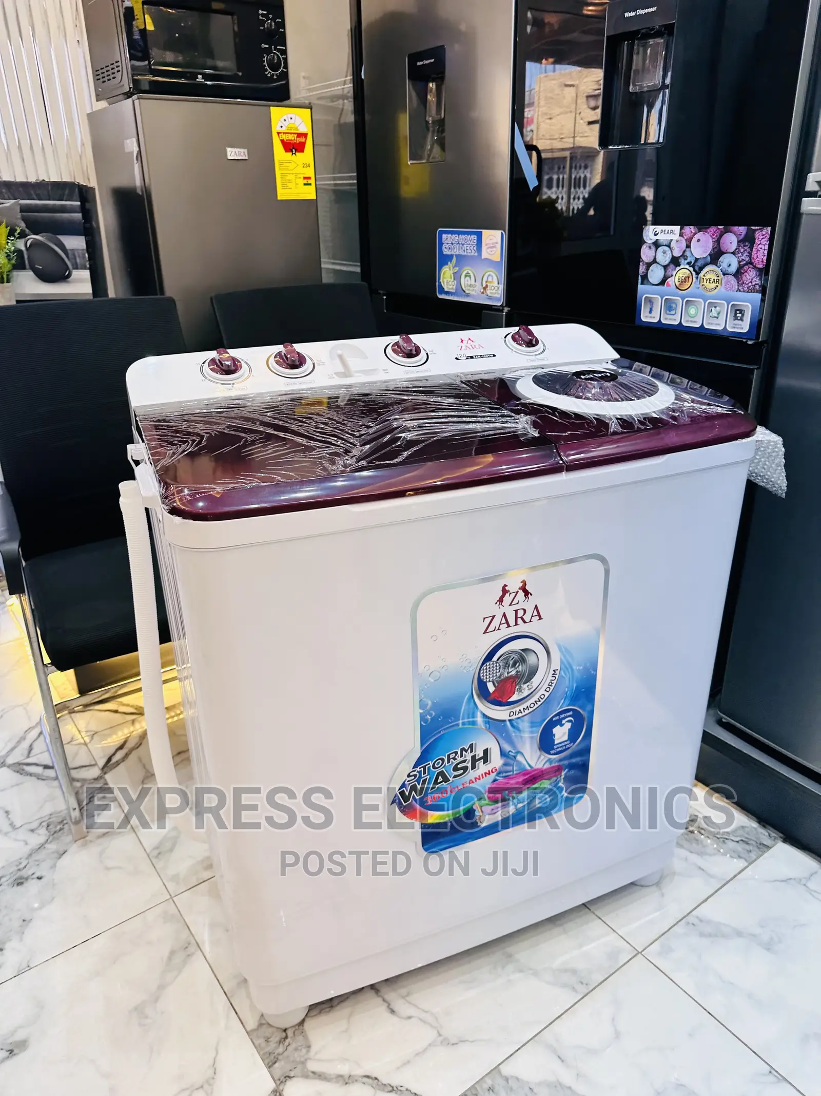 Wash and Spin Topload Twintub Washing Machine 12kg
