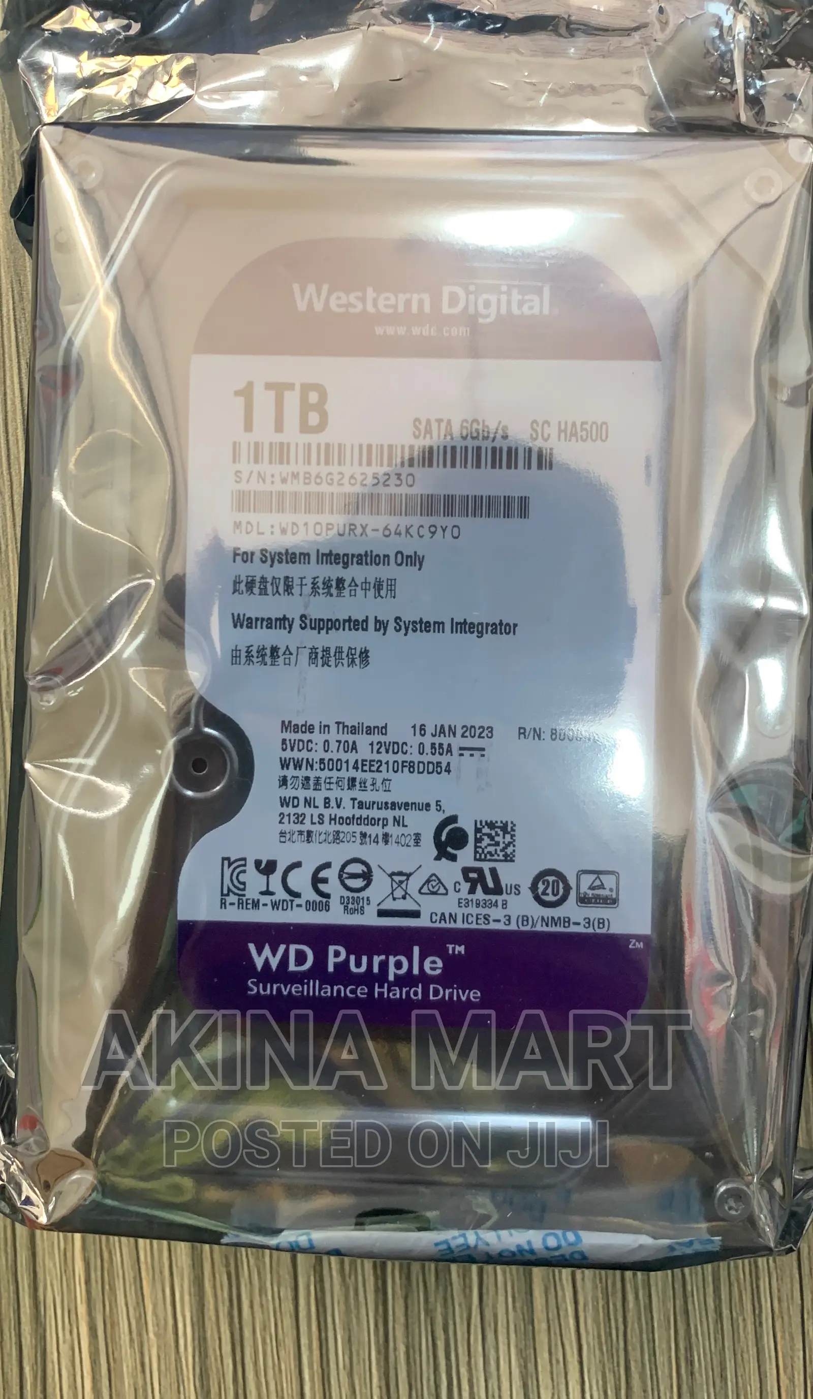 1tb Wd Surveillance HDD