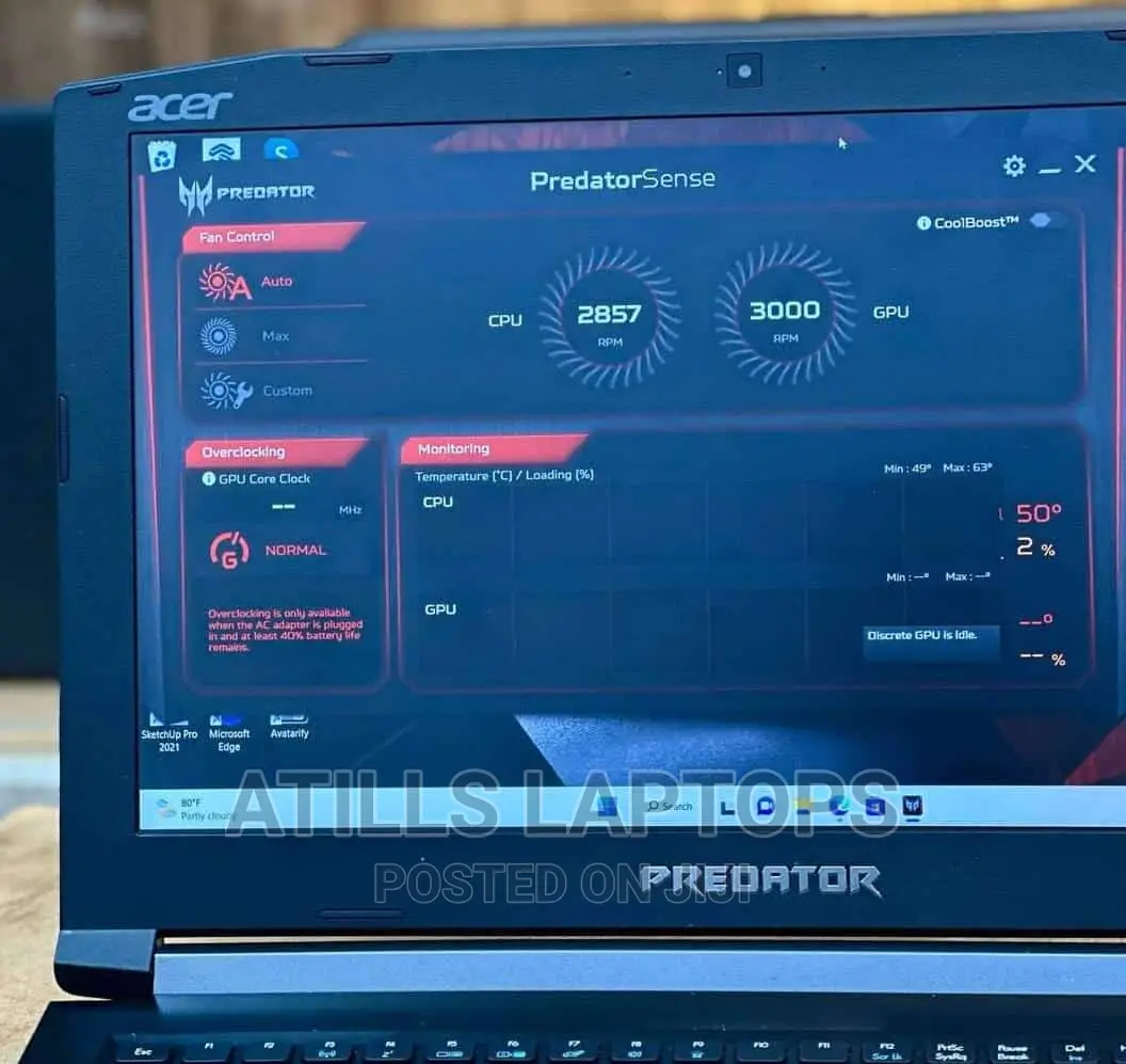 Laptop Acer Predator Helios 300 16GB Intel Core I5 SSHD+SSD 2T