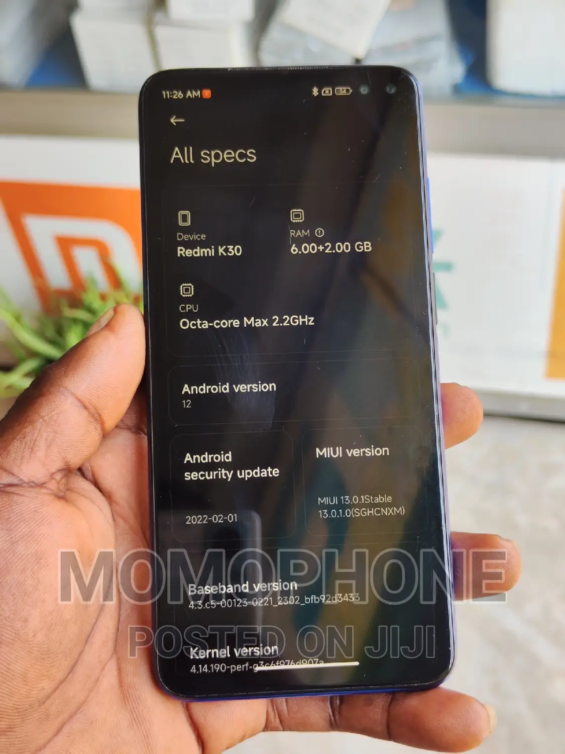 Xiaomi Redmi K30 128 GB Blue