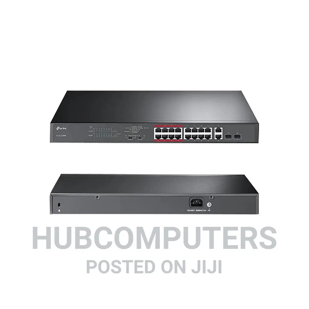 Tp Link 16 Port Poe+ Rackmount Switch